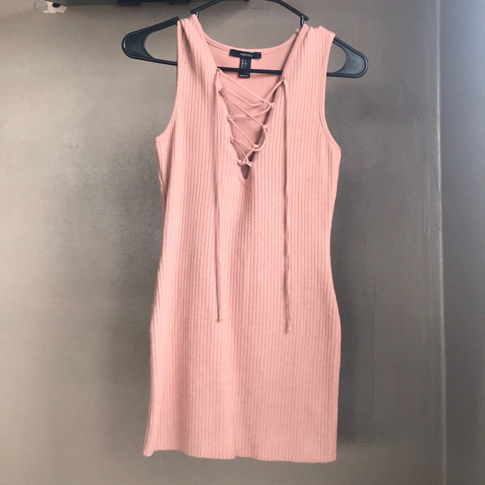 Sleeveless sweater mini dress from forever 21